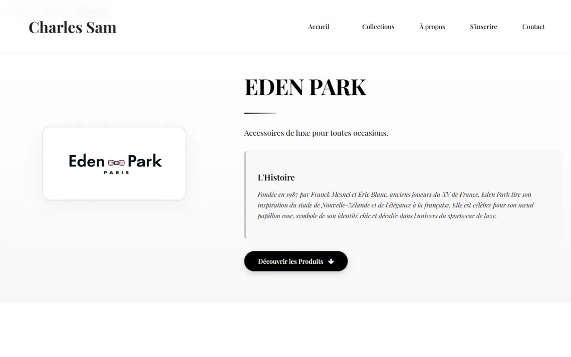 Charles Sam - Boutique Mode Homme - 1